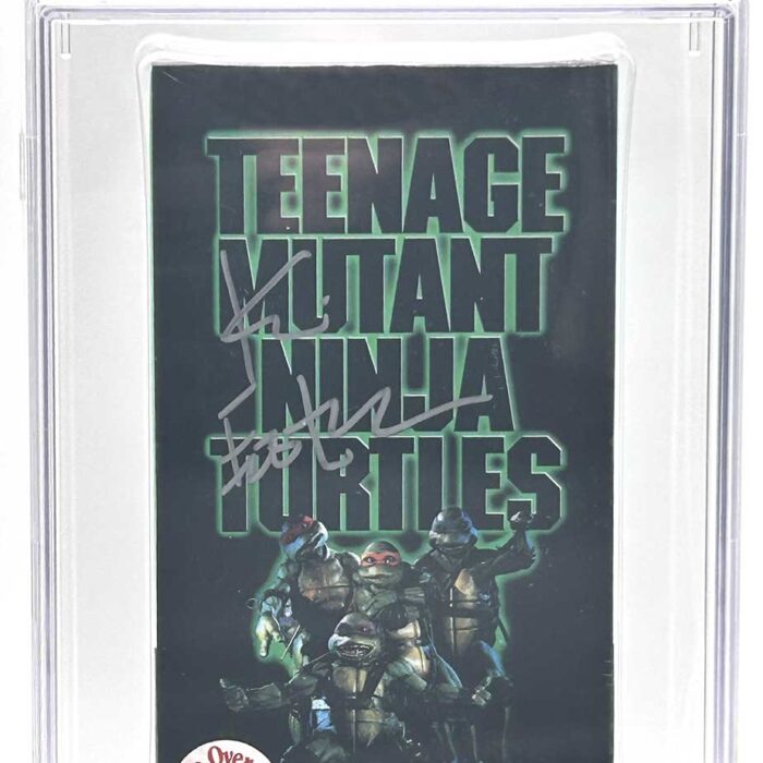 TMNT  The Movie VHS 1990 CGC Pedigree Collection Grade 9.9 Signed