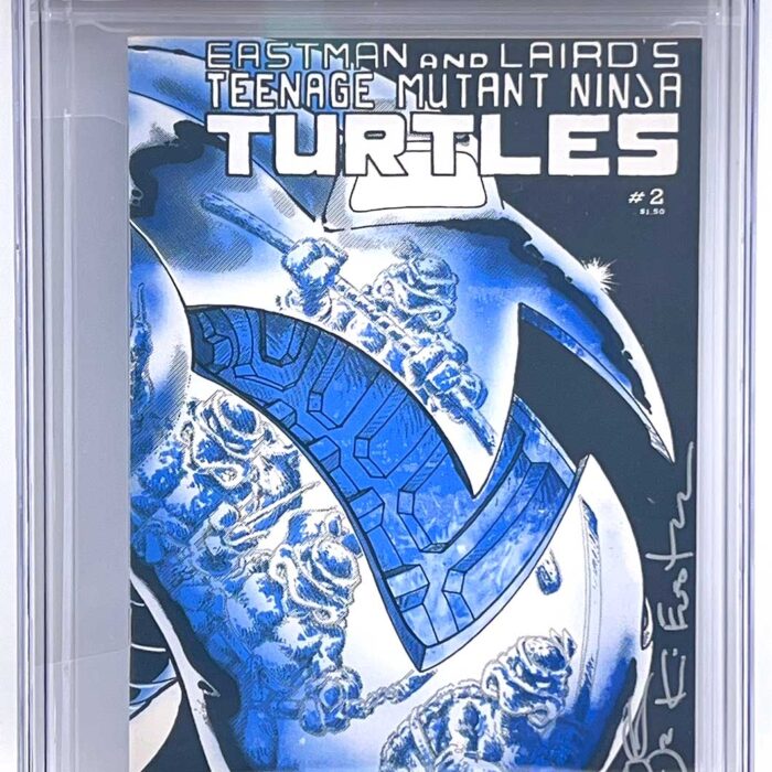 TMNT Book 2 Second Printing CGC Signature Series 9.2 Signed with Gorgeous Remarque