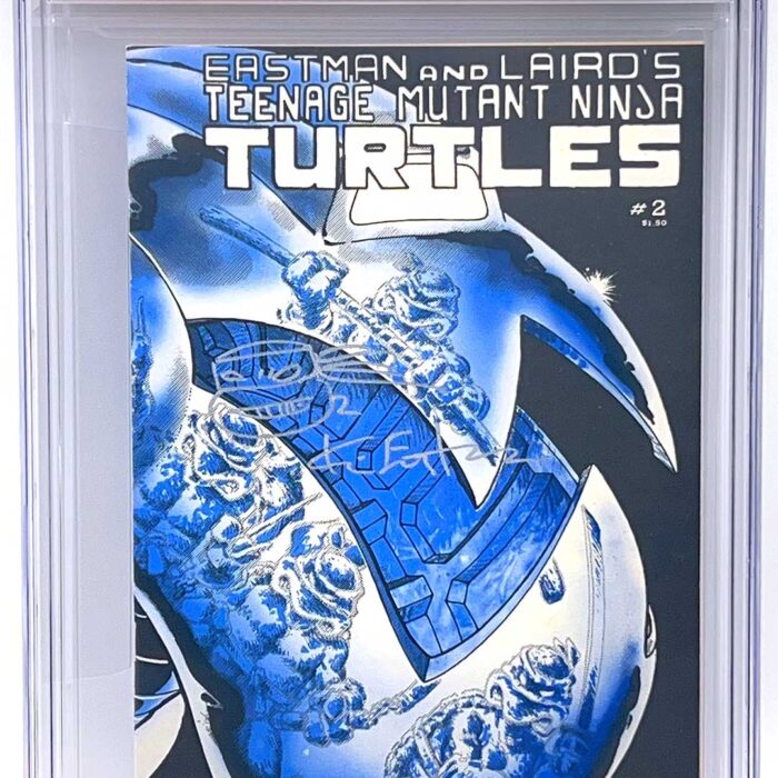 TMNT Book 2 Second Printing CGC Signature Series 9.6 Signed with Gorgeous Remarque