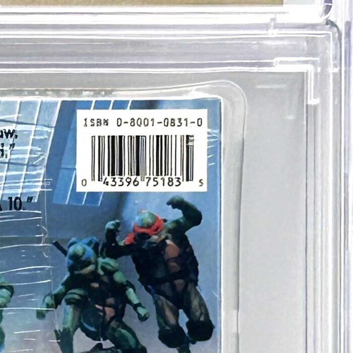 TMNT Movie 2: The Secret of the Ooze  1991 VHS CGC Pedigree Grade 9.9 Signed