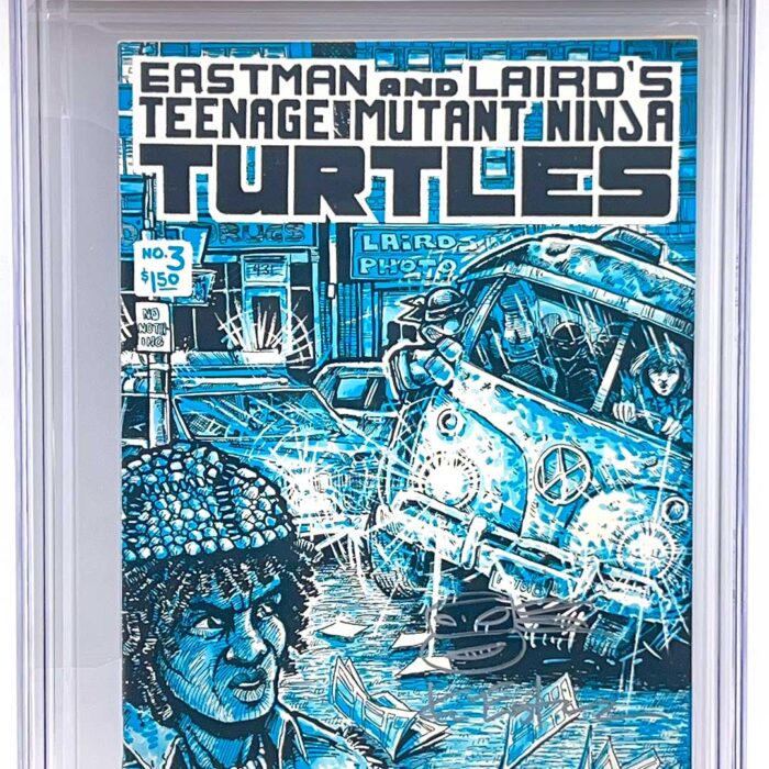 TMNT Book 3 First Printing CGC Signature Series 9.2 Signed with Remarque