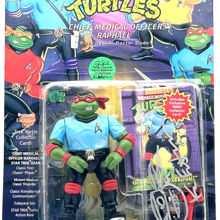 1994 Star Chief Medical Officer Raphael with Hologram COA Signed with Remarque by Kevin Eastman
