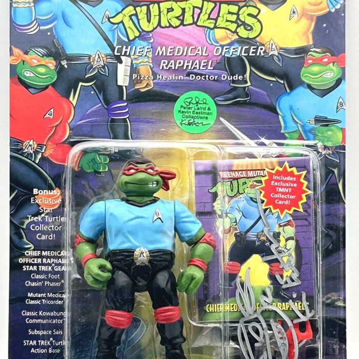 1994 Star Chief Medical Officer Raphael with Hologram COA Signed with Remarque by Kevin Eastman