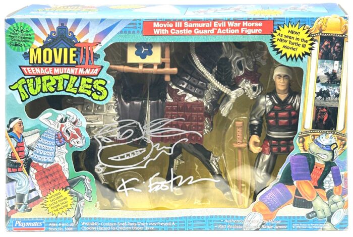 Playmates TMNT Movie III Samurai Evil War Horse with Castle Guard Action Figure