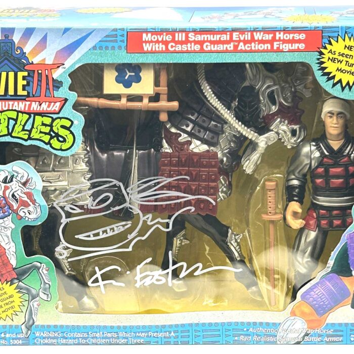 Playmates TMNT Movie III Samurai Evil War Horse with Castle Guard Action Figure