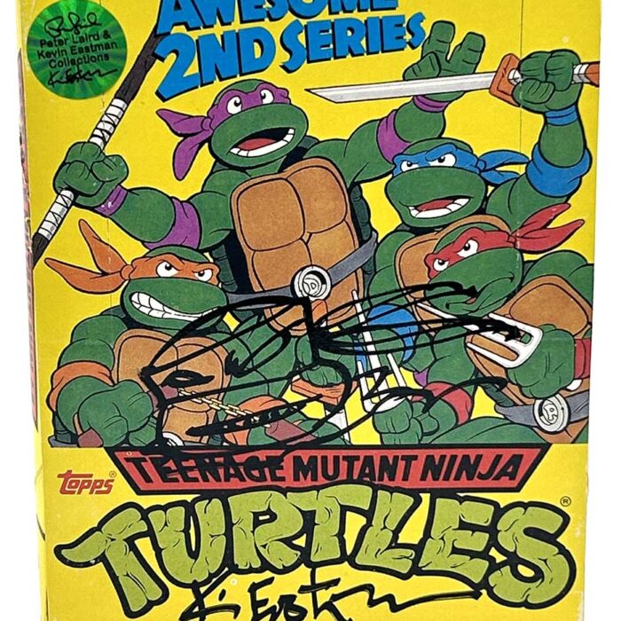 1990 TOPPS Awesome 2nd Series Full Retailer Display with Eastman Signature Remarque and Hologram Label