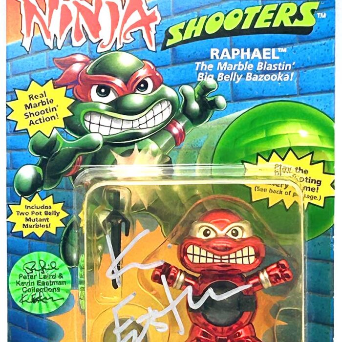 1995 Ninja Shooter Raphael: The Marble Blastin’ Belly Bopper with Eastman Signature and Hologram Label