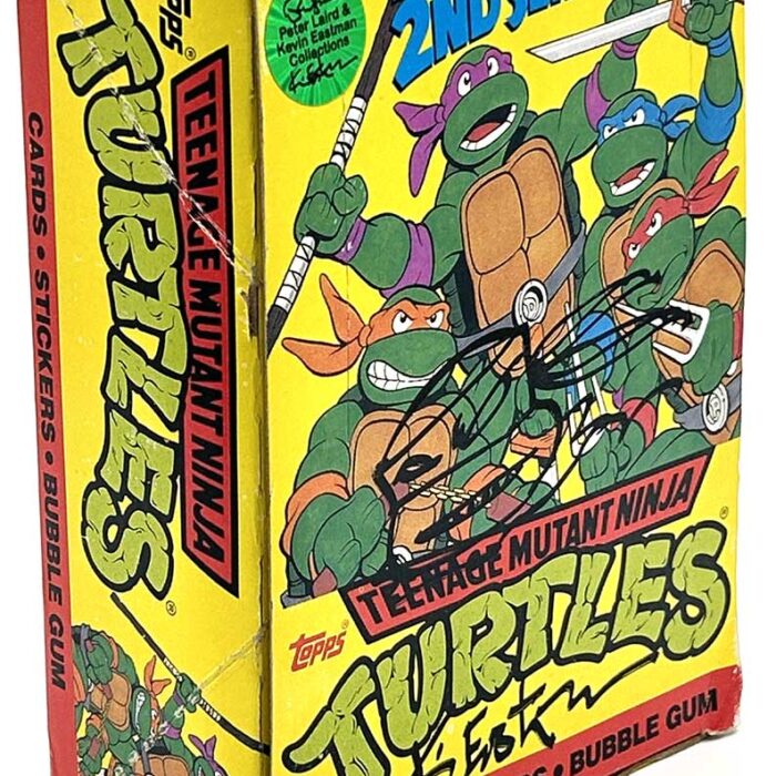 1990 TOPPS Awesome 2nd Series Full Retailer Display with Eastman Signature Remarque and Hologram Label