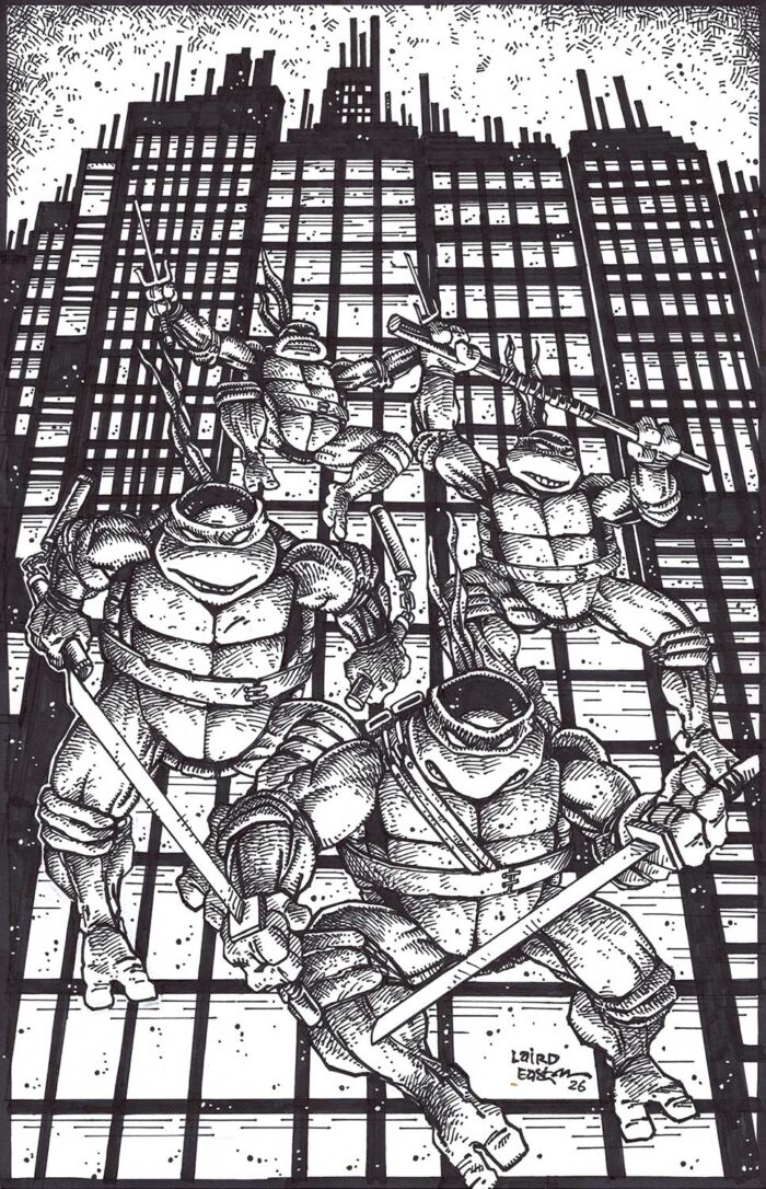 Eastman and Laird Original Art STUNNING 2026 Issue 300