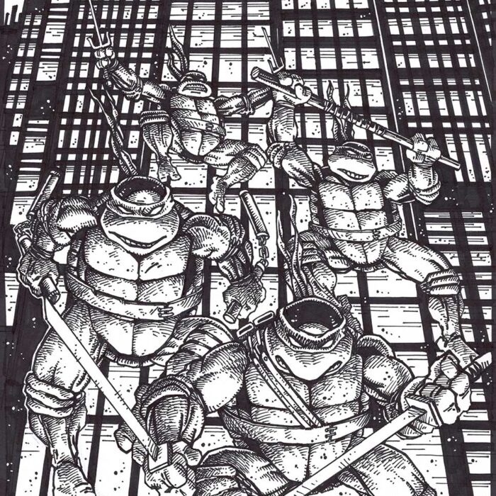 Eastman and Laird Original Art  STUNNING 2026 Issue 300
