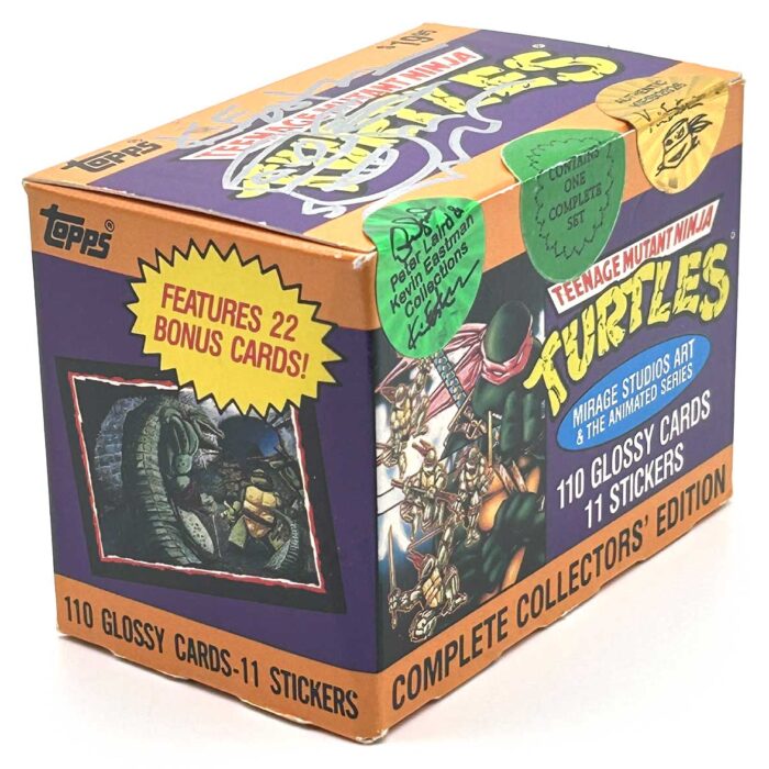 1989 TMNT Topps Complete Collectors Edition Card Set Signed with Headsketch and Hologram COAs