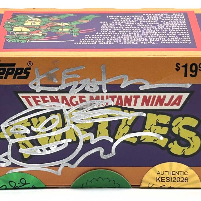 1989 TMNT Topps Complete Collectors Edition Card Set Signed with Headsketch and Hologram COAs