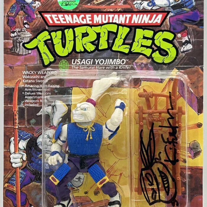 1989 Usagi Yojimbo with Hologram COA Signed with Remarque by Kevin Eastman UNPUNCHED
