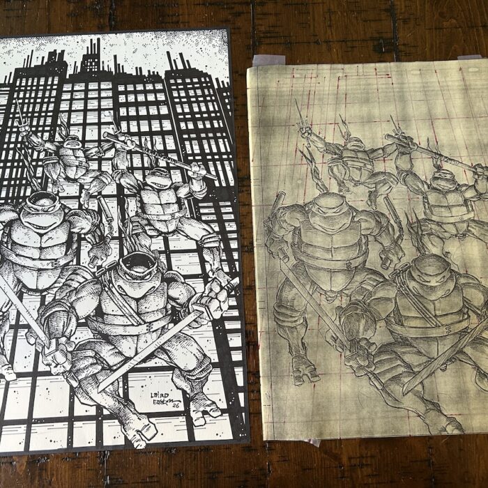 Eastman and Laird Original Art  STUNNING 2026 Issue 300