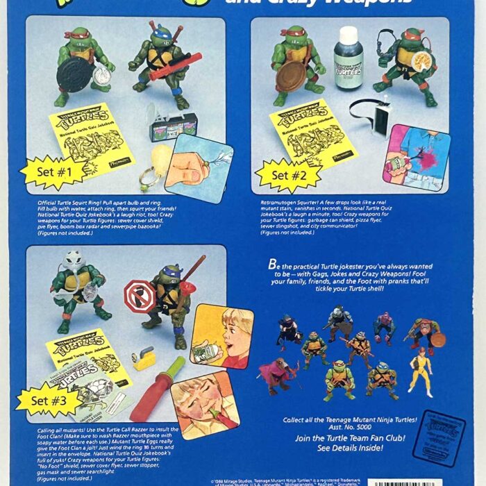 1988 Jokes, Gags and Crazy Weapons #1 with Hologram COA Signed with Remarque by Kevin Eastman
