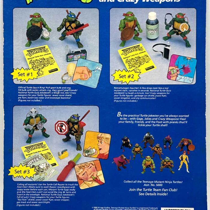 1988 Jokes, Gags and Crazy Weapons #1 with Hologram COA Signed with Remarque by Kevin Eastman