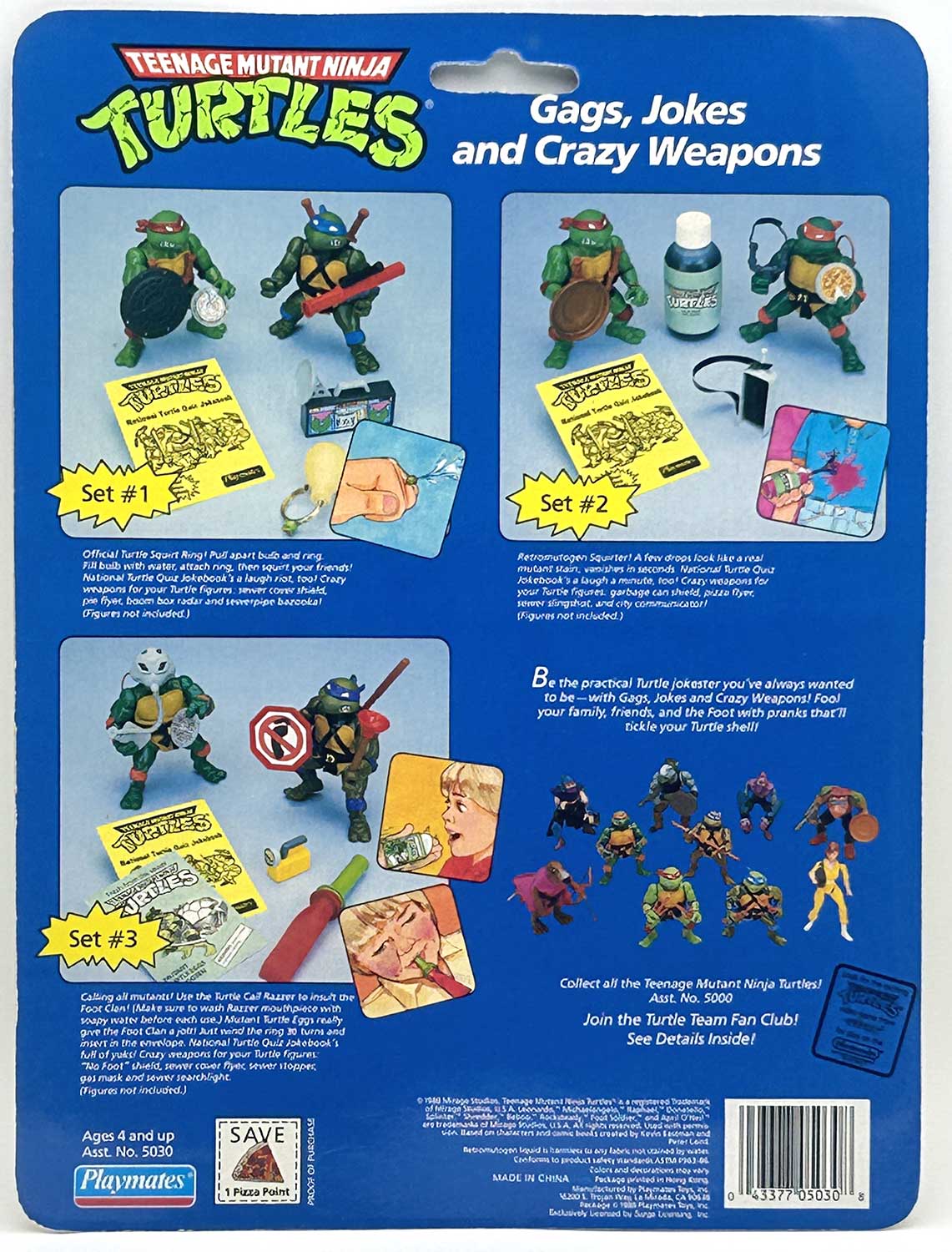 1988 Jokes, Gags and Crazy Weapons #2 with Hologram COA Signed with Remarque by Kevin Eastman - Image 2