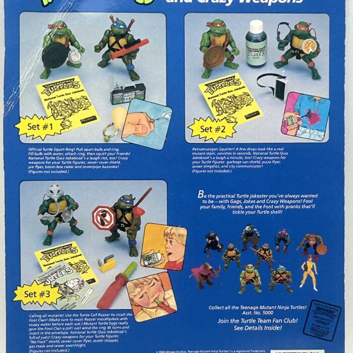 1988 Jokes, Gags and Crazy Weapons #3 with Hologram COA Signed with Remarque by Kevin Eastman