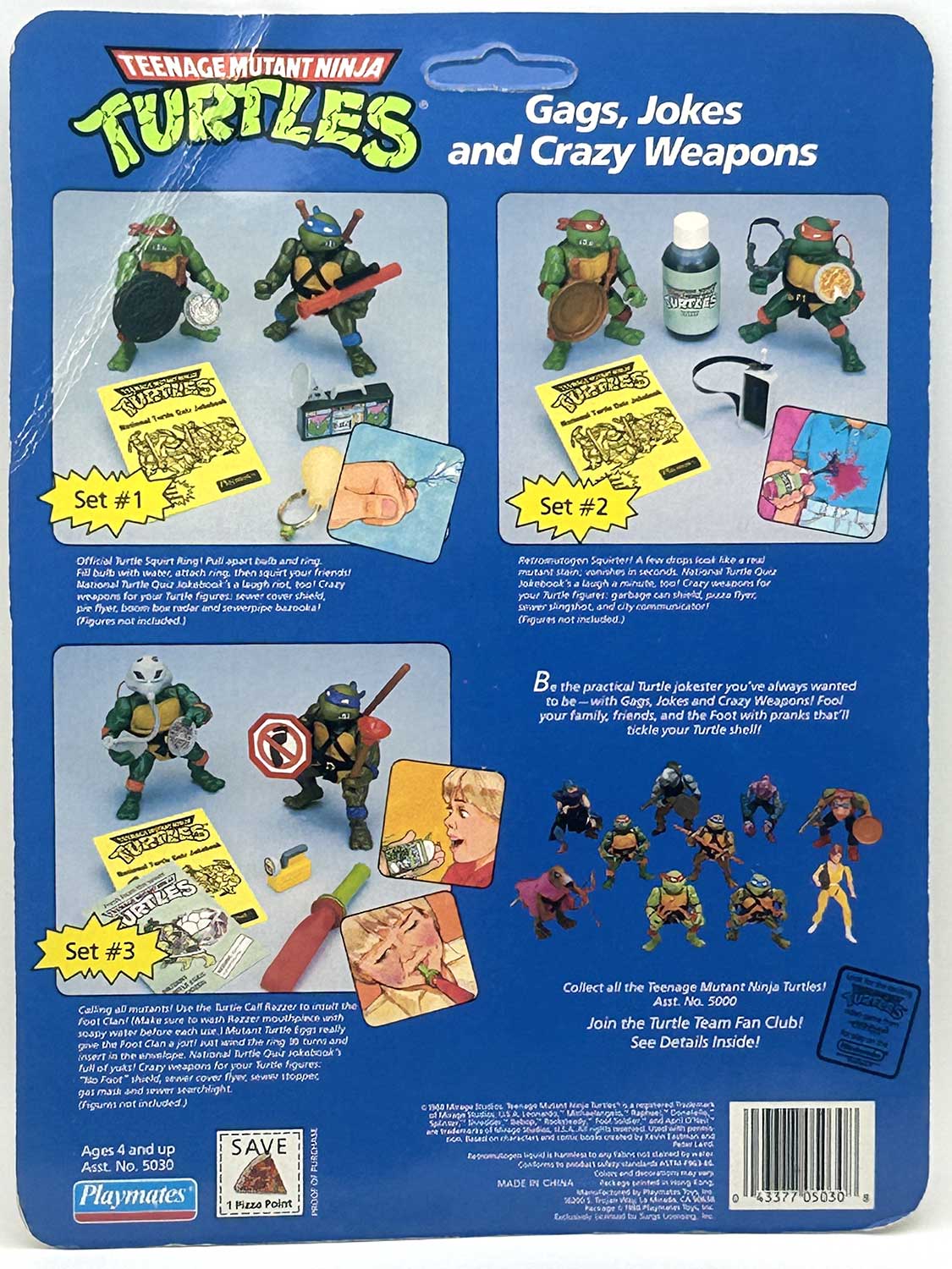 1988 Jokes, Gags and Crazy Weapons #3 with Hologram COA Signed with Remarque by Kevin Eastman - Image 2