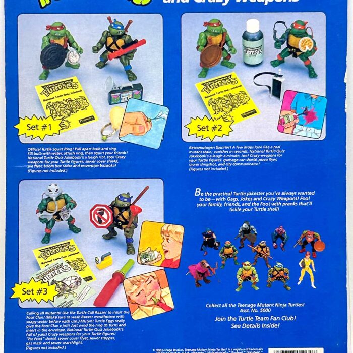 1988 Jokes, Gags and Crazy Weapons #3 with Hologram COA Signed with Remarque by Kevin Eastman