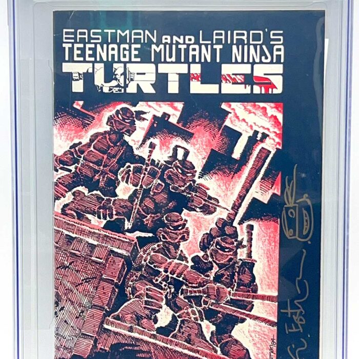 TMNT Book 1 Second Printing CGC Signature Series 8.5 Signed with Remarque from his PERSONAL COLLECTION