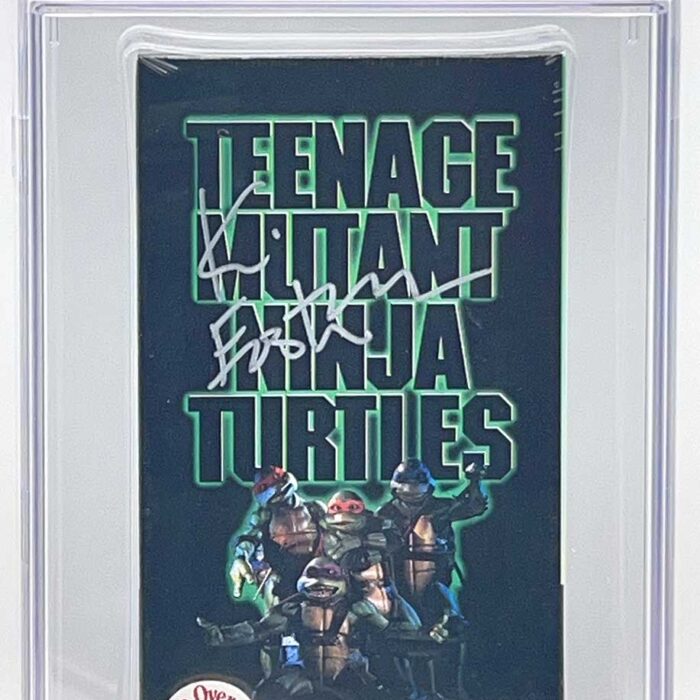 TMNT  The Movie VHS 1990 CGC Pedigree Collection Grade 9.8 Signed