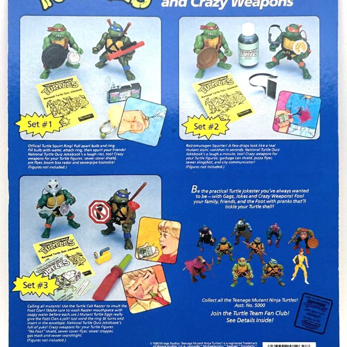 1988 Jokes, Gags and Crazy Weapons #1 with Hologram COA Signed with Remarque by Kevin Eastman