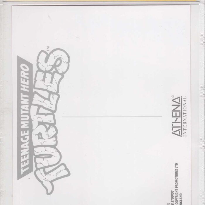 1990 Teenage Mutant Hero Turtles Promotional Colour Print Signed and CGC Signature Series Authenticated Radical Dude