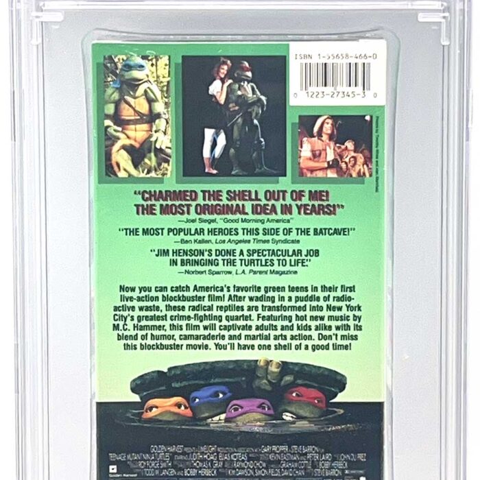 TMNT  The Movie VHS 1990 CGC Pedigree Collection Grade 9.8 Signed