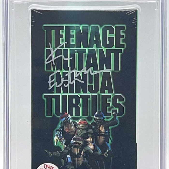 TMNT  The Movie VHS 1990 CGC Pedigree Collection Grade 9.8 Signed