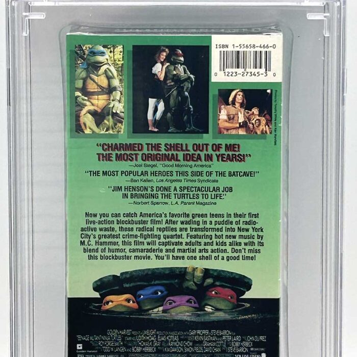 TMNT  The Movie VHS 1990 CGC Pedigree Collection Grade 9.8 Signed