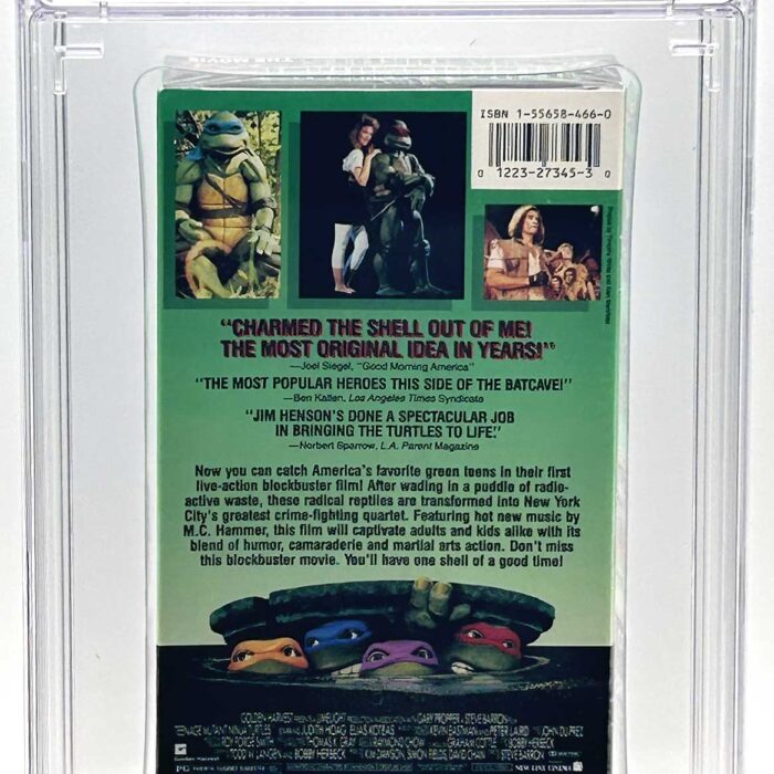TMNT  The Movie VHS 1990 CGC Pedigree Collection Grade 9.8 Signed