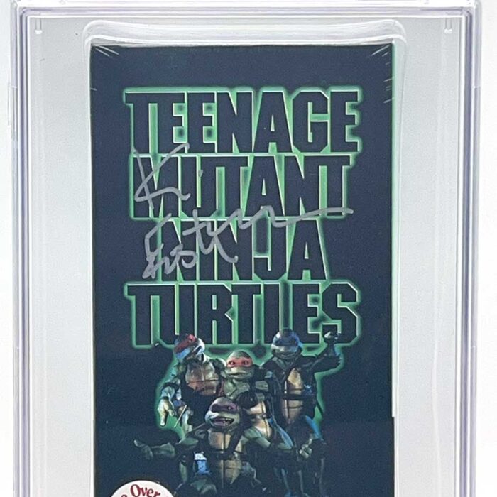 TMNT  The Movie VHS 1990 CGC Pedigree Collection Grade 9.8 Signed