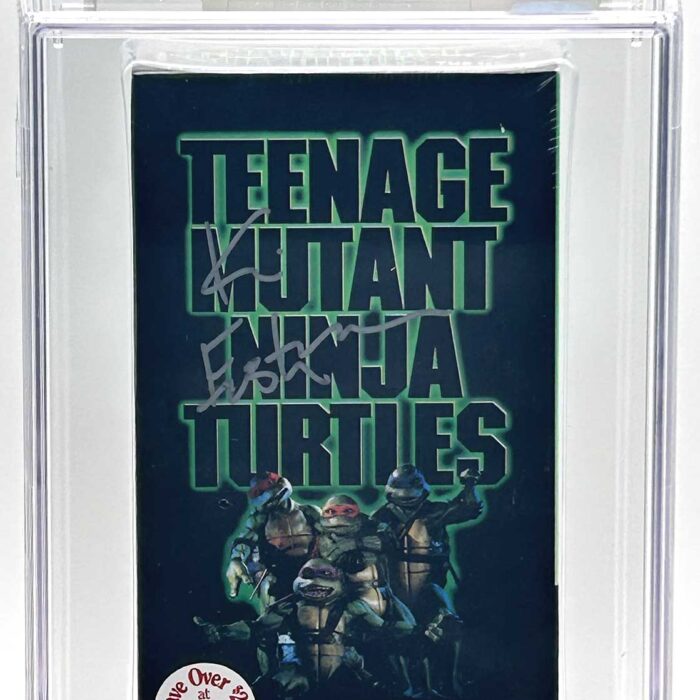 TMNT  The Movie VHS 1990 CGC Pedigree Collection Grade 9.8 Signed