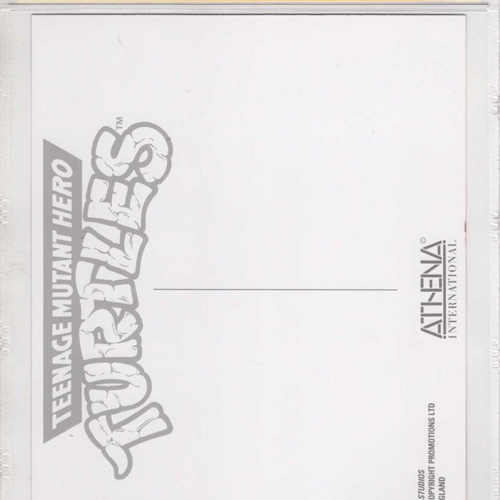 1990 Teenage Mutant Hero Turtles Promotional Colour Print Signed and CGC Signature Series Authenticated Turtle City