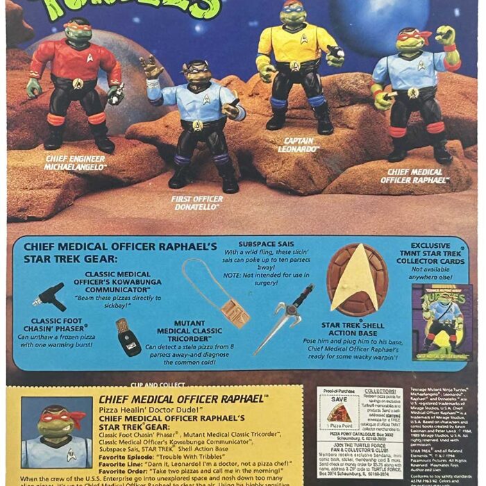 1994 Star Trek Chief Medical Officer Raphael with Hologram COA Signed with Remarque by Kevin Eastman