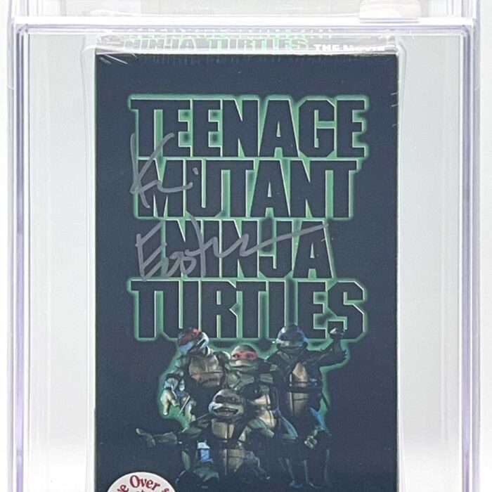 TMNT  The Movie VHS 1990 CGC Pedigree Collection Grade 9.8 Signed
