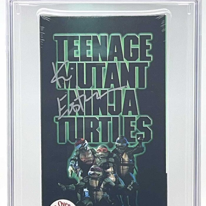 TMNT  The Movie VHS 1990 CGC Pedigree Collection Grade 9.8 Signed