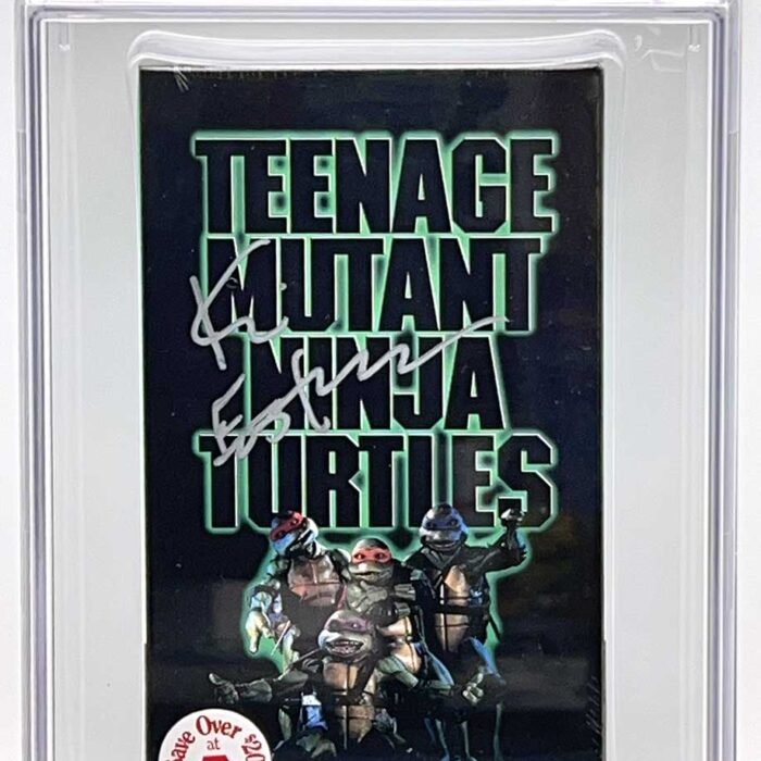 TMNT  The Movie VHS 1990 CGC Pedigree Collection Grade 9.8 Signed