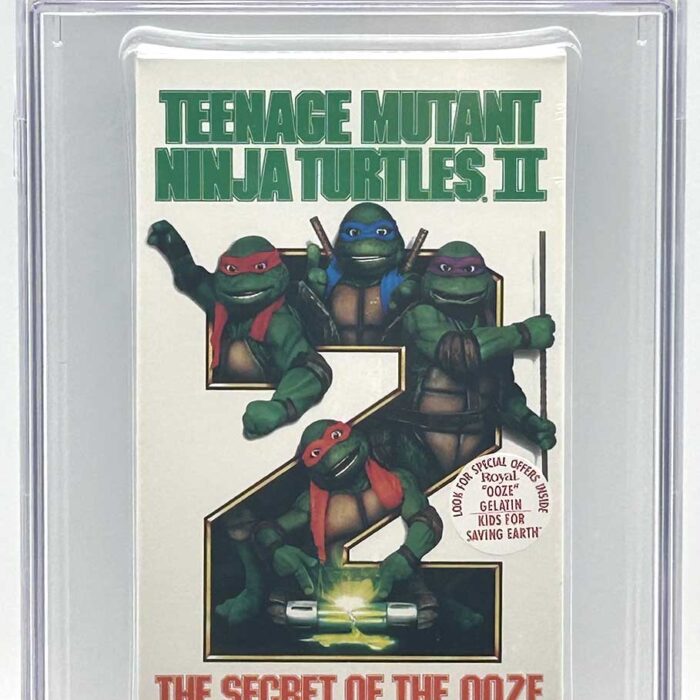 TMNT Movie 2: The Secret of the Ooze 1991 VHS CGC Pedigree Grade 9.8