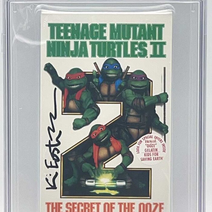 TMNT Movie 2: The Secret of the Ooze  1991 VHS CGC Pedigree Grade 9.9