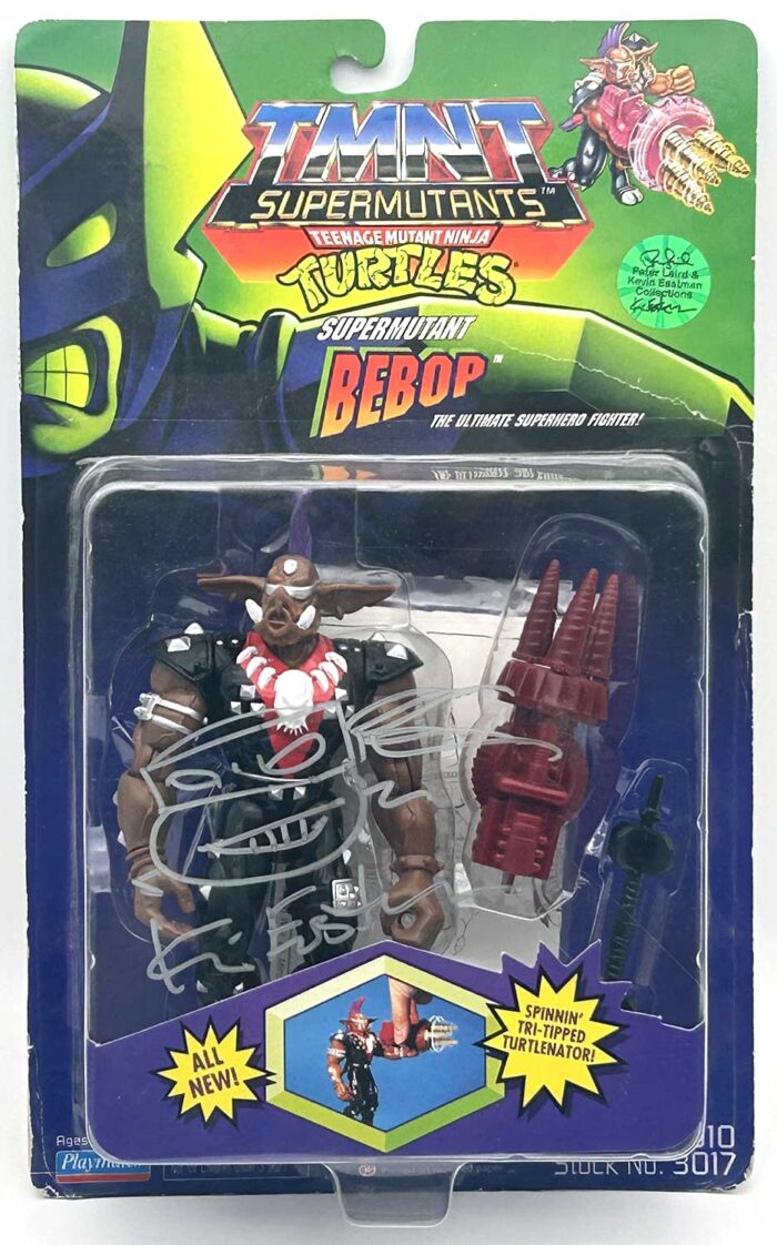 1994 Supermutant Bebop with Hologram COA Signed with Remarque by Kevin Eastman