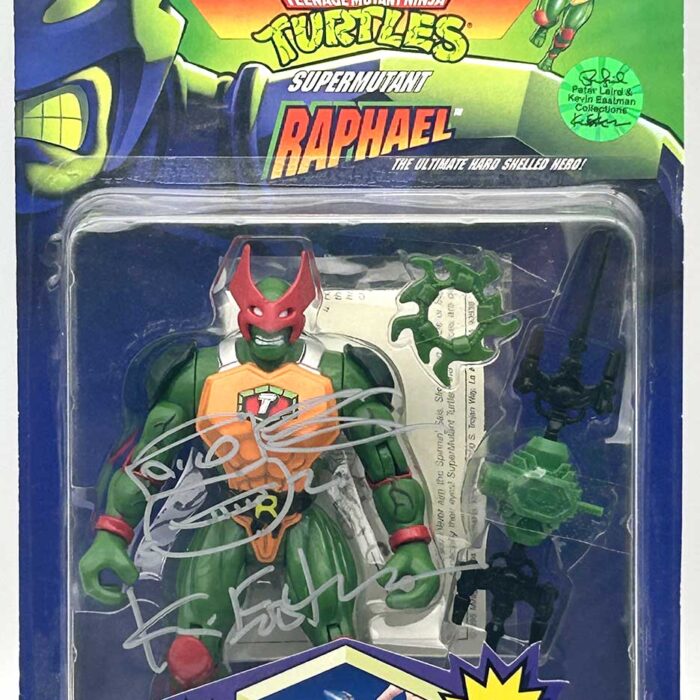 1994 Supermutant Raphael with Hologram COA Signed with Remarque by Kevin Eastman