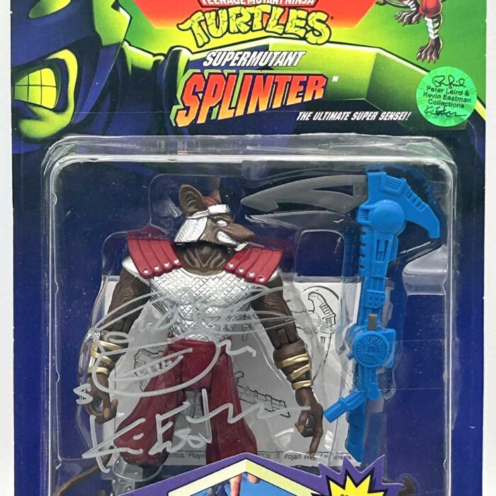 1994 Supermutant Splinter with Hologram COA Signed with Remarque by Kevin Eastman