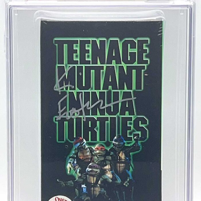 TMNT  The Movie VHS 1990 CGC Pedigree Collection Grade 9.8 Signed