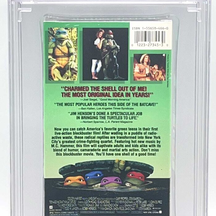 TMNT  The Movie VHS 1990 CGC Pedigree Collection Grade 9.8 Signed