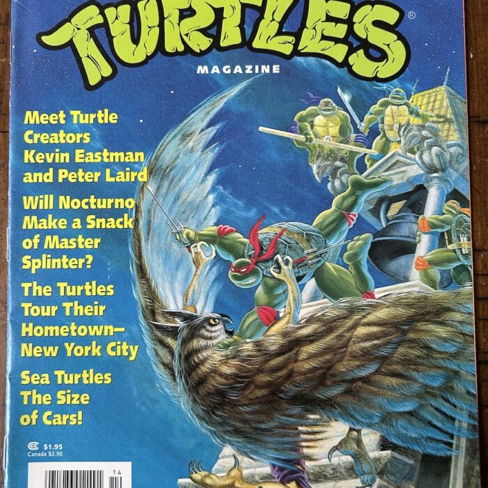 Teenage Mutant Ninja Turtles Magazine Winter 1991 Signed