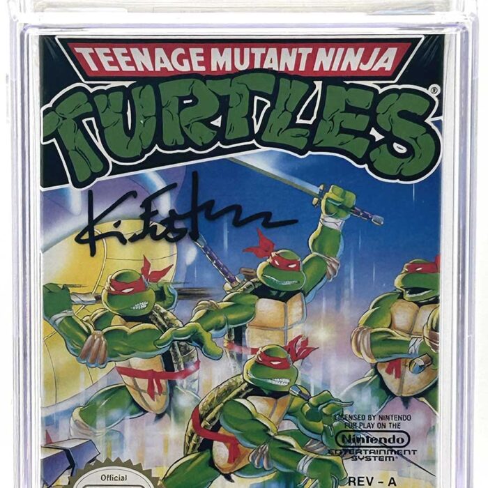 1989 Teenage Mutant Ninja Turtles Nintendo Ultra Game CGC Pedigree Grade 9.9 Signed