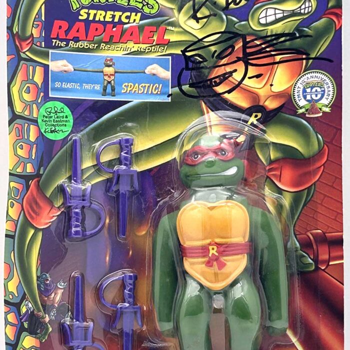 1997 Stretch Raphael with Hologram COA and Signed with Remarque by Kevin Eastman