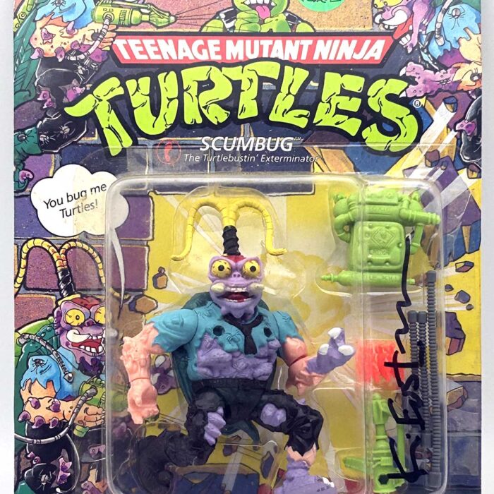 1990 Scumbug with Hologram COA Signed by Kevin Eastman